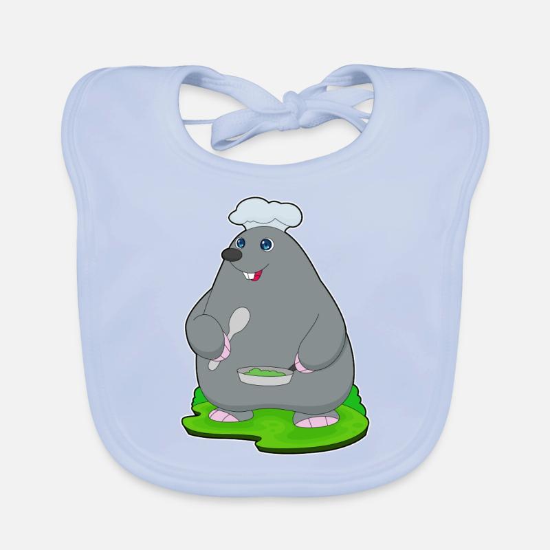 Mole Cooking Pan Organic Baby Bibs