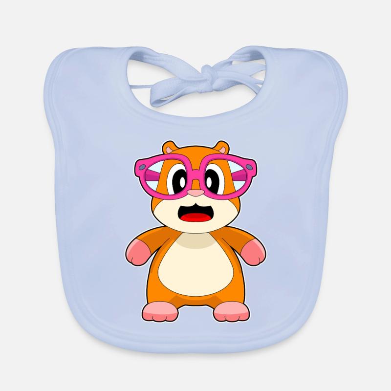 Lunettes de hamster Bavoir bio Bébé