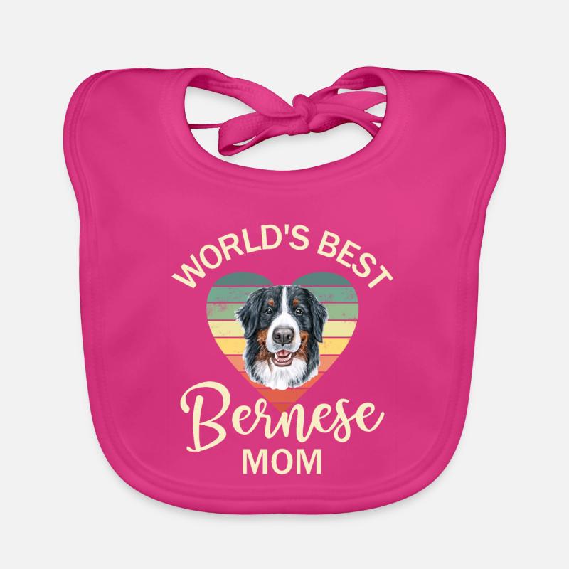 Bernese Mountain Dog Organic Baby Bibs
