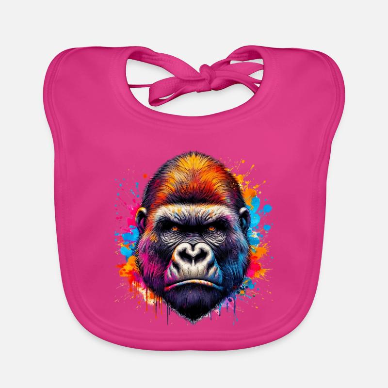Gorille Bavoir bio Bébé
