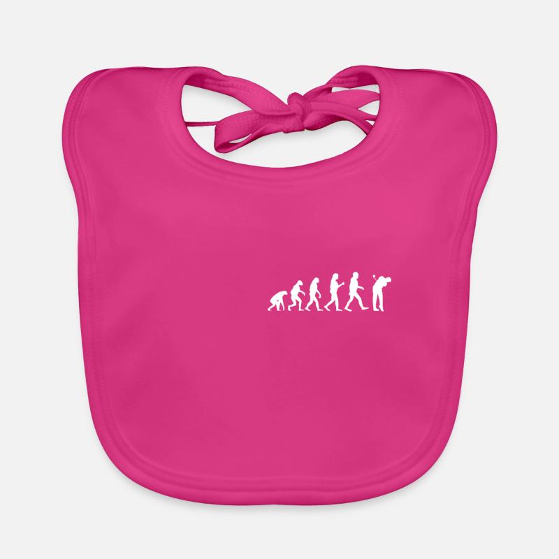 Golfer Golfing Golf Course Organic Baby Bibs
