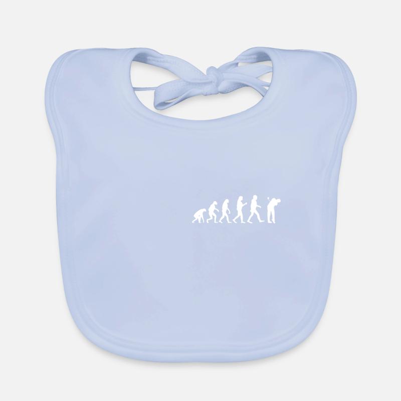 Golfer Golfing Golf Course Organic Baby Bibs