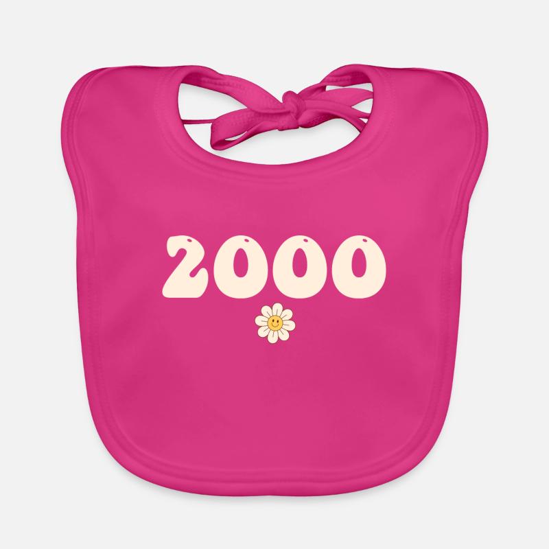 2000 - Cadeau né en 2000 Bavoir bio Bébé