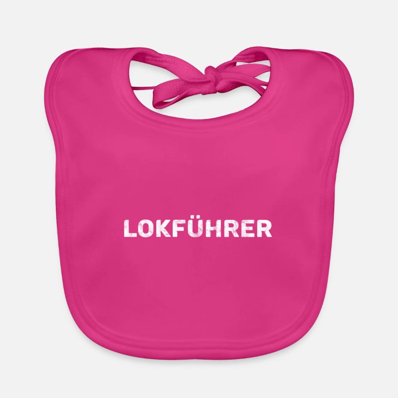Train driver train driver Organic Baby Bibs