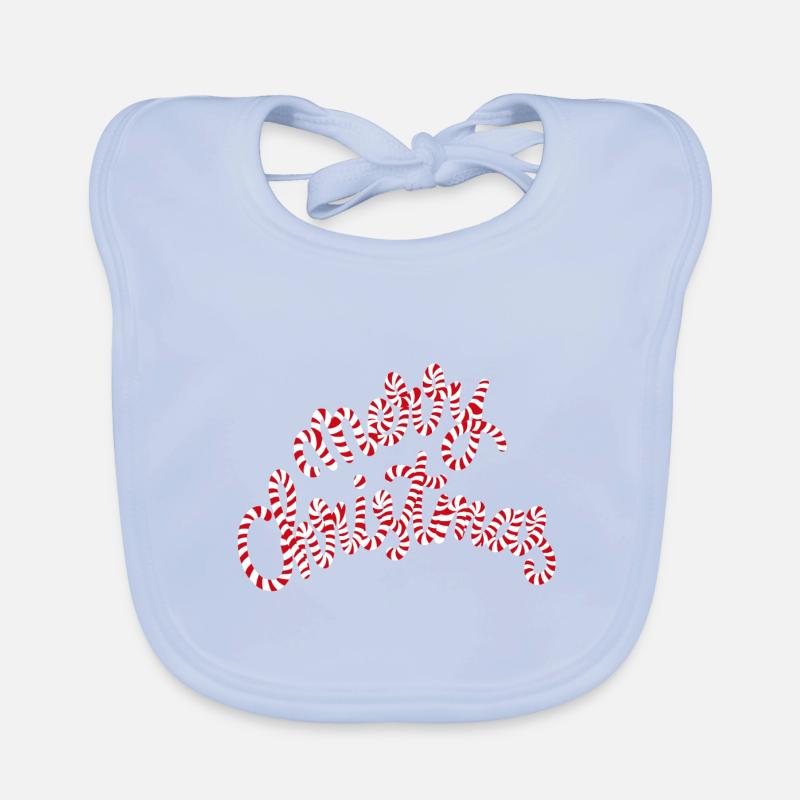 Frohe Weihnachten Baby Bio-Lätzchen