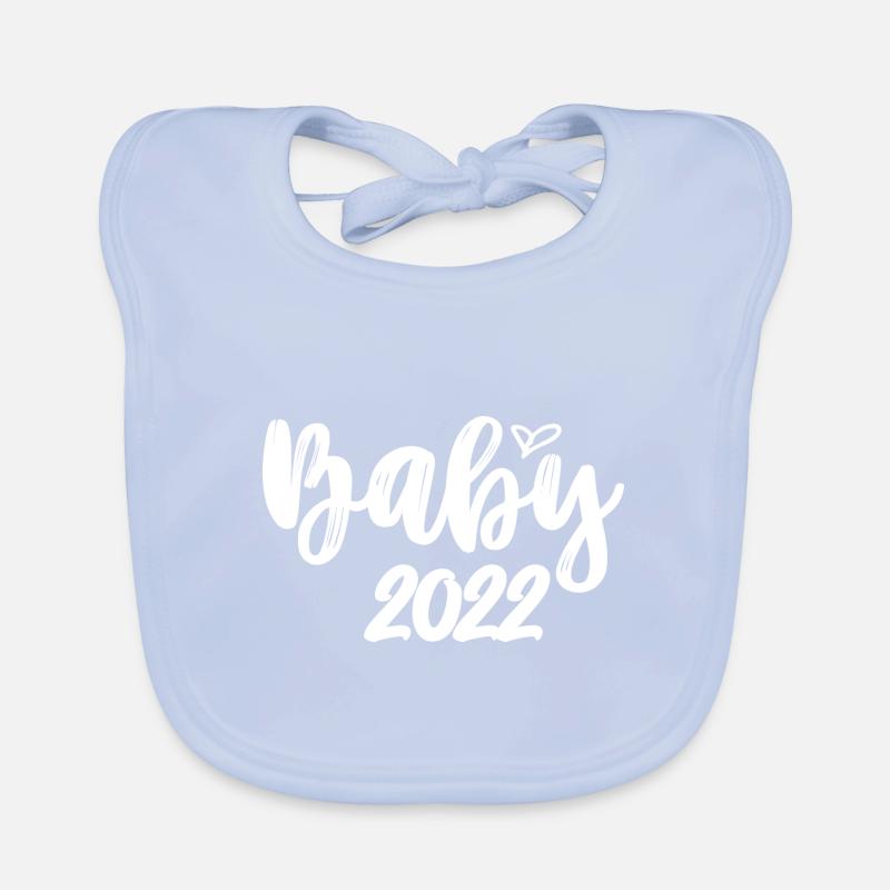 Bébé 2022 Grossesse Annonce Bébé Naissance Bavoir bio Bébé