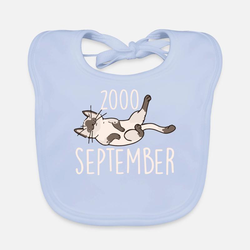 Légende Septembre 2000 Anniversaire Cadeau 2000 Bavoir bio Bébé
