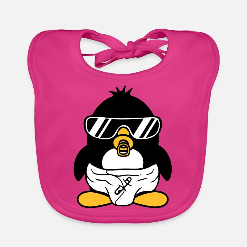 pingouin bébé enfant sucette couche culotte lunettes de soleil lu Bavoir bio Bébé