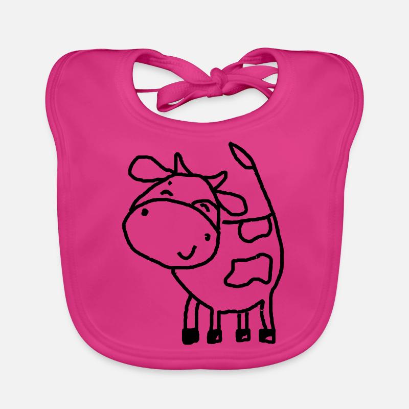 Vache Bavoir bio Bébé