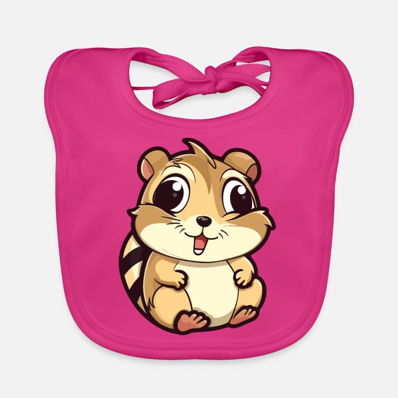 Chipmunk Organic Baby Bibs