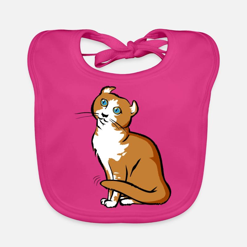 Chat | Chat | graphique est modifié Bavoir bio Bébé