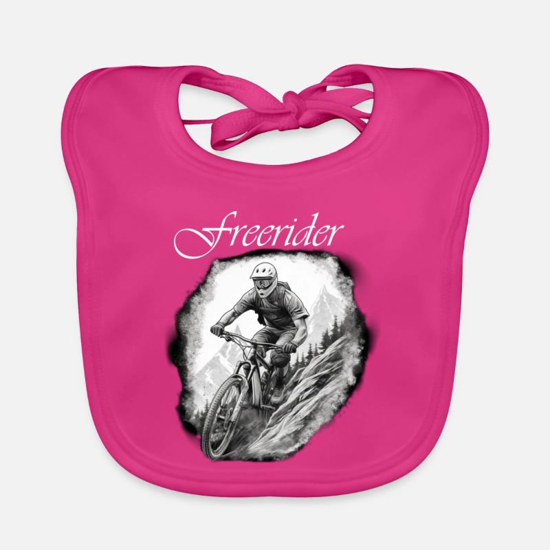 Freerider blanc Bavoir bio Bébé