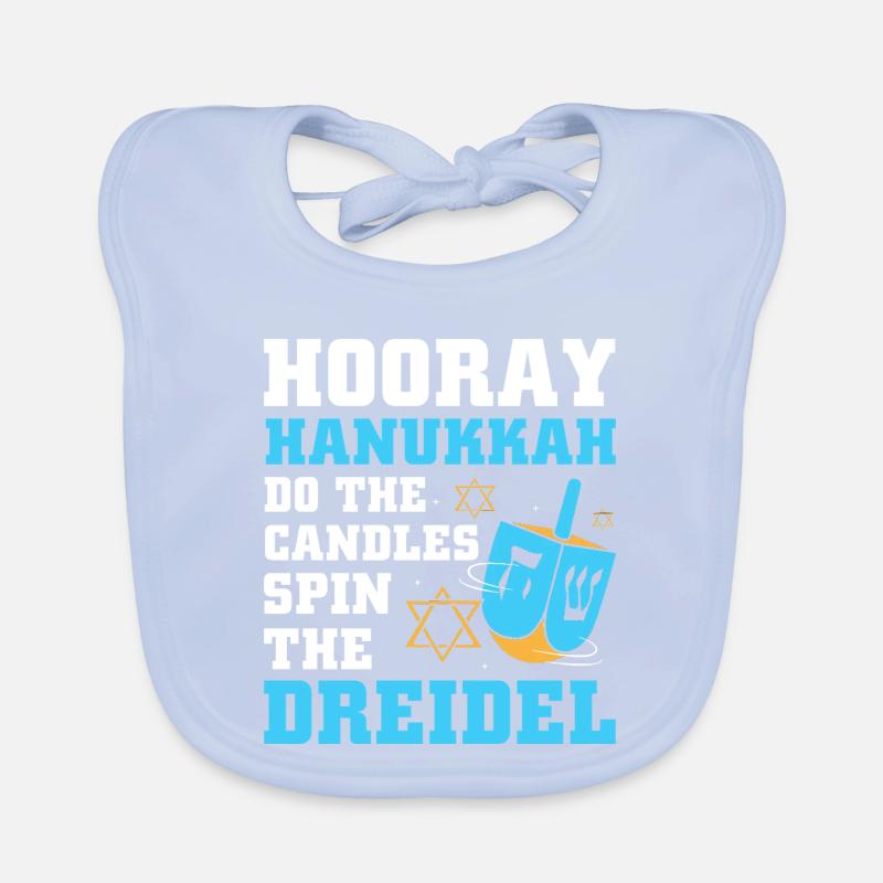 Hanoukka Hanoukka Hanoukka Bavoir bio Bébé