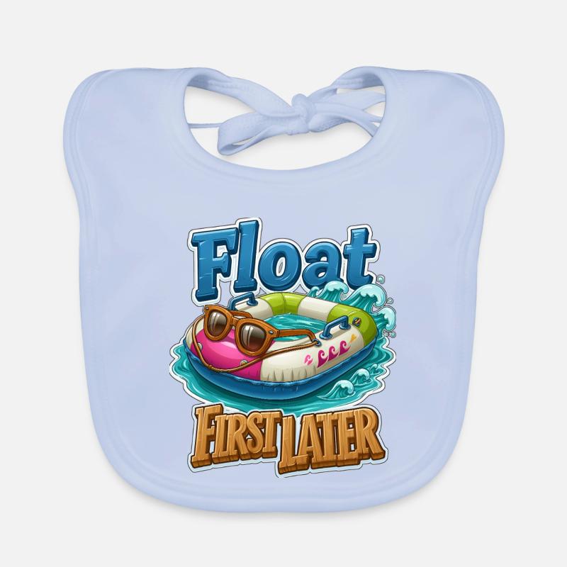 Float First, Later Organic Baby Bibs