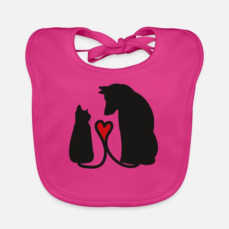 Chien et chat Bavoir bio Bébé