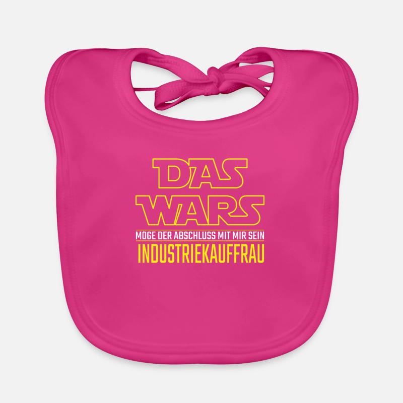 Das Wars Abschluss Industriekauffrau Geschenkidee Baby Bio-Lätzchen