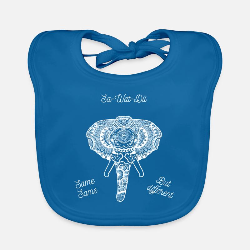 Sa Wat Dii - Same Same but Different Thailand Baby Bio-Lätzchen