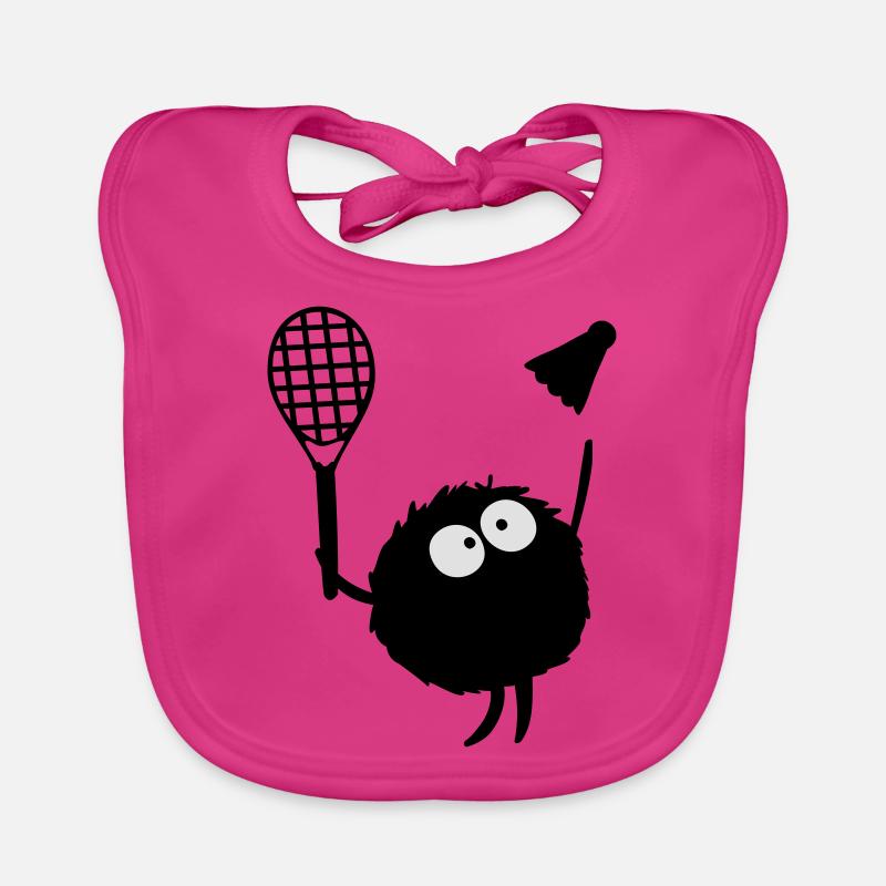 Badminton Players cc2 Organic Baby Bibs