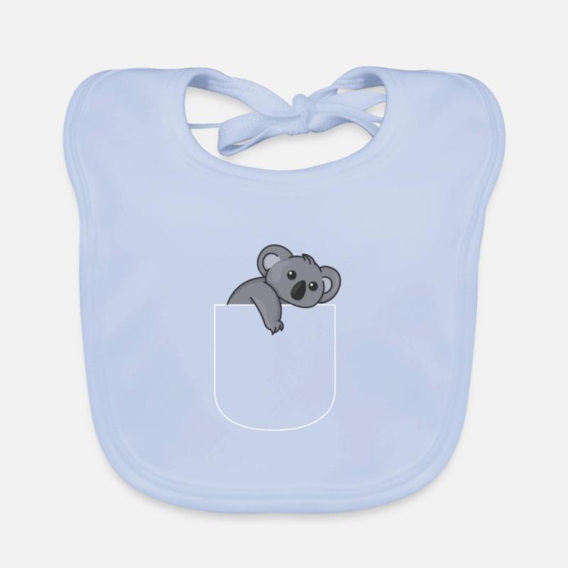 Koala dans le sac Bavoir bio Bébé