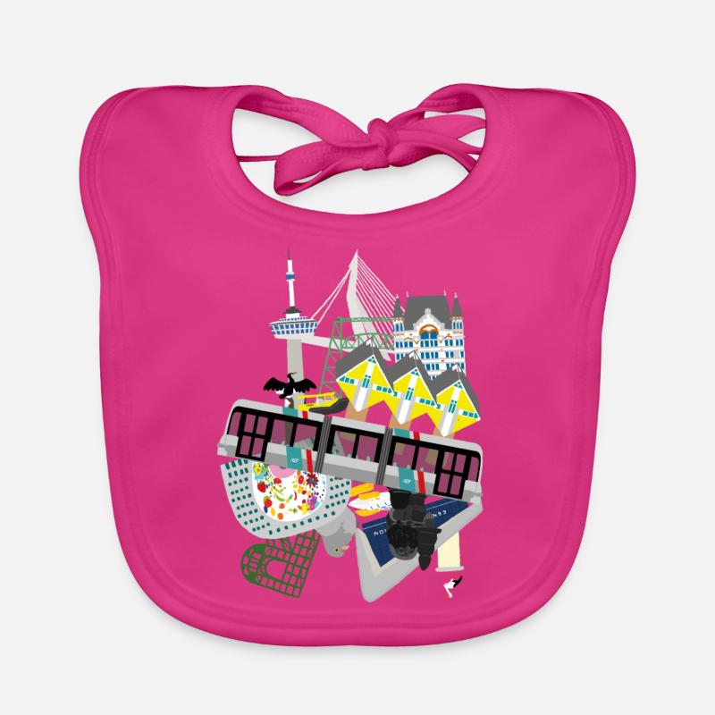 Around Rotterdam Organic Baby Bibs