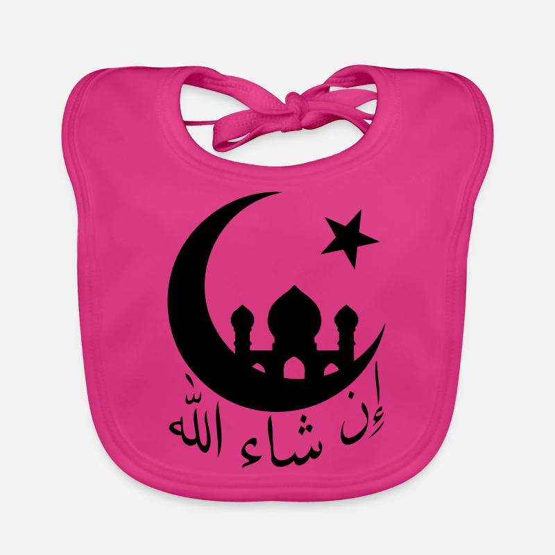 in sha allah "so gott will" Baby Bio-Lätzchen