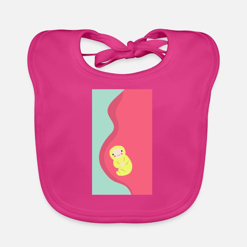 Bébé ventre bébé dans le ventre naissance cadeau enceinte Bavoir bio Bébé