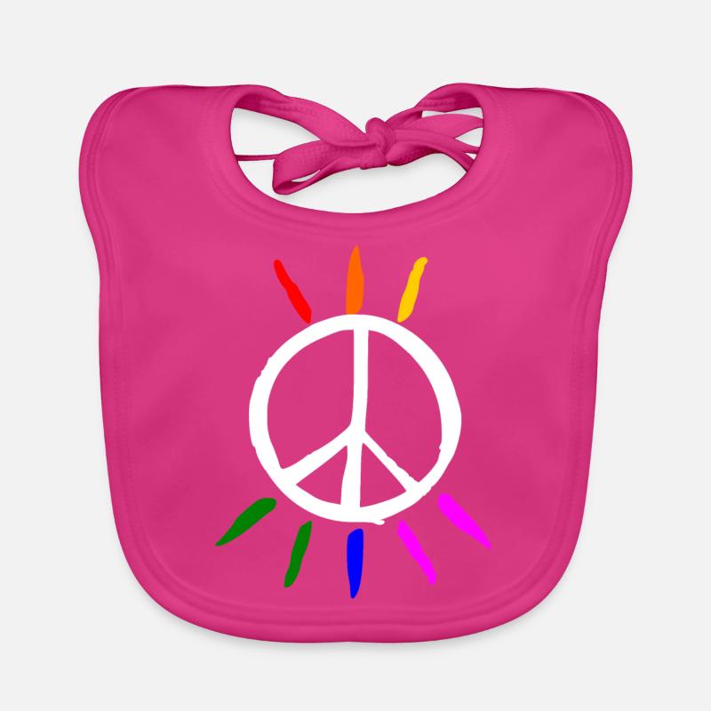 Peace Bavoir bio Bébé