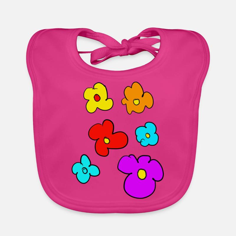 blumen Baby Bio-Lätzchen