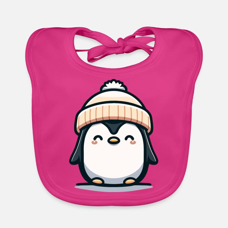 pingouin mignon Bavoir bio Bébé