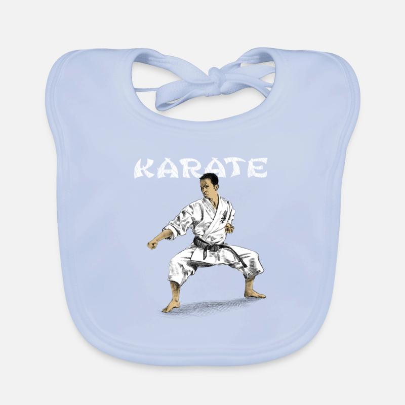 karate Bavoir bio Bébé