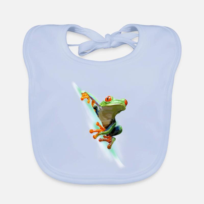 Grenouille Bavoir bio Bébé