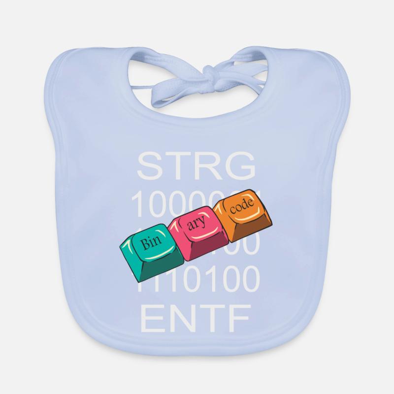 Computer Nerd Organic Baby Bibs