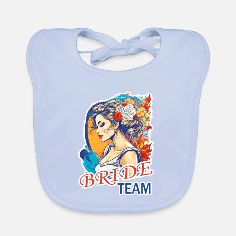 Braut Team Baby Bio-Lätzchen