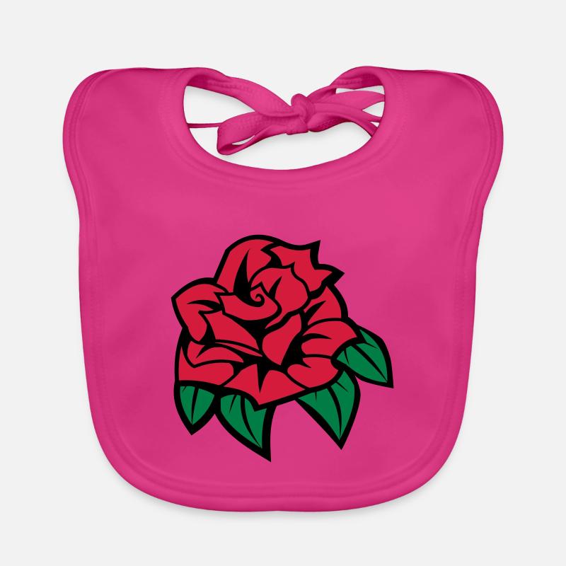 rose Baby Bio-Lätzchen