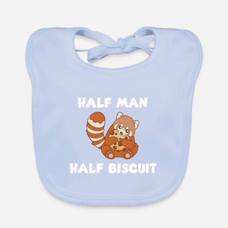 Halb Mann, halb Keks Baby Bio-Lätzchen