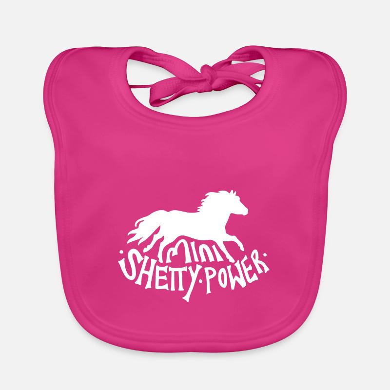 Shetty Power - Baby Bio-Lätzchen - Fuchsia