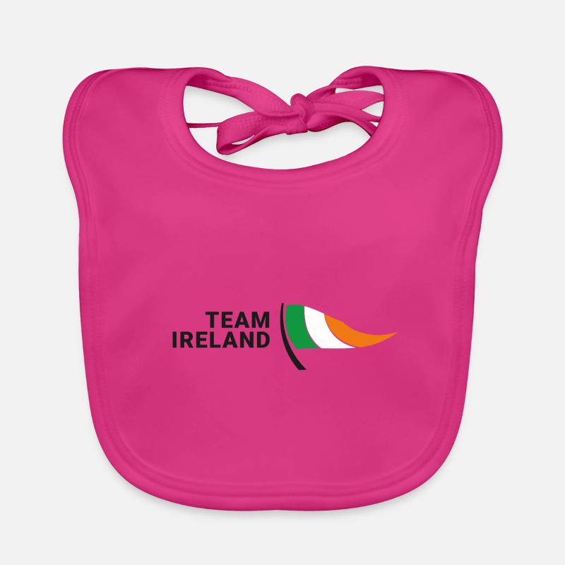 Équipe d’Irlande Bavoir bio Bébé