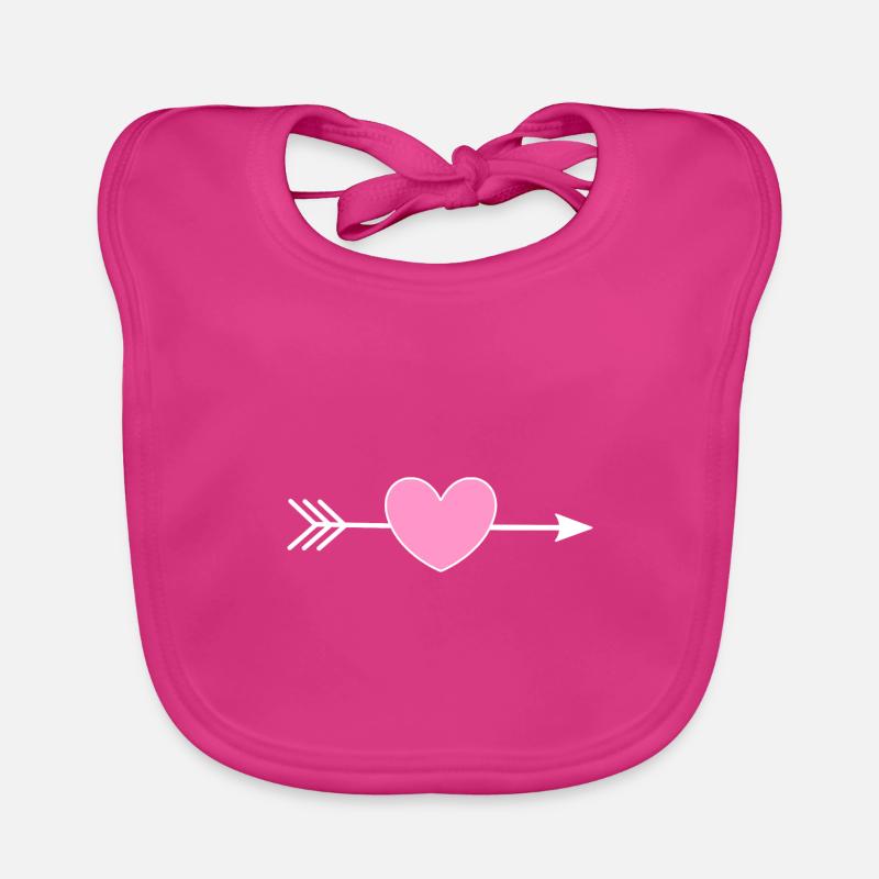 Saint-Valentin, Saint-Valentin, Saint-Valentin Bavoir bio Bébé