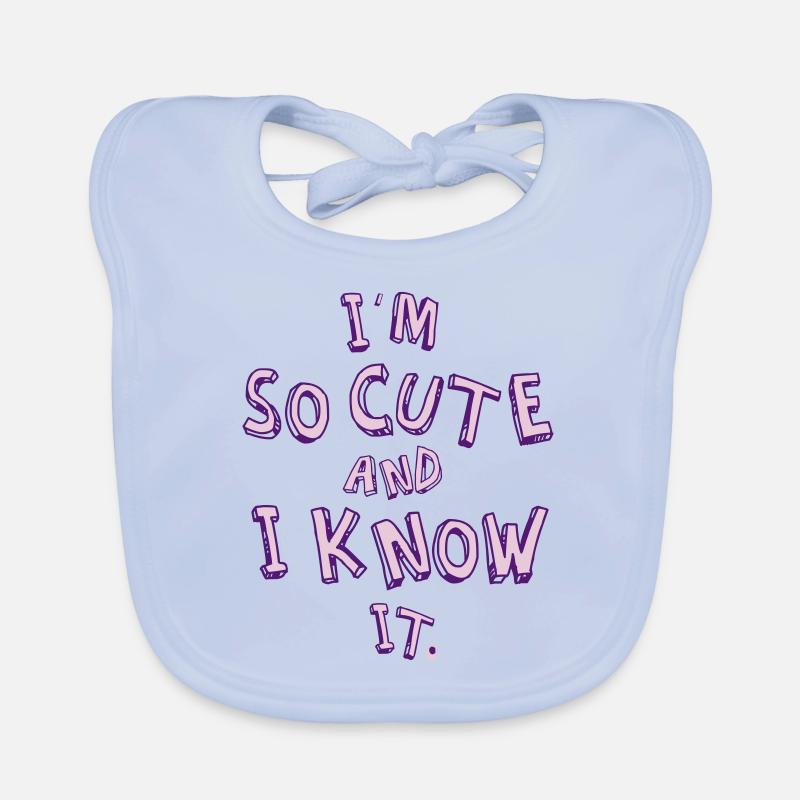 Bébé mignon Bavoir bio Bébé