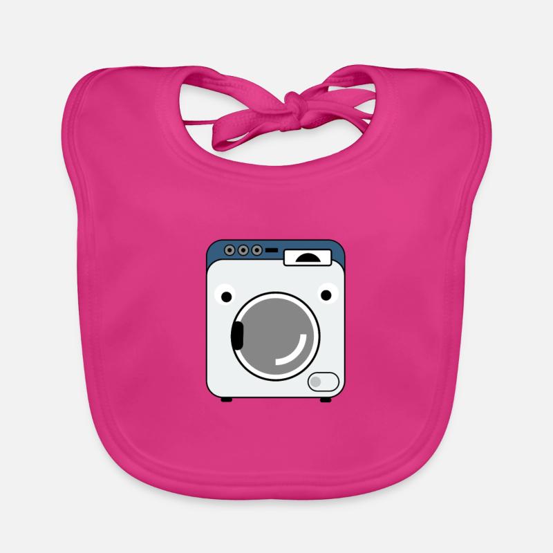 Comic washing machine Organic Baby Bibs