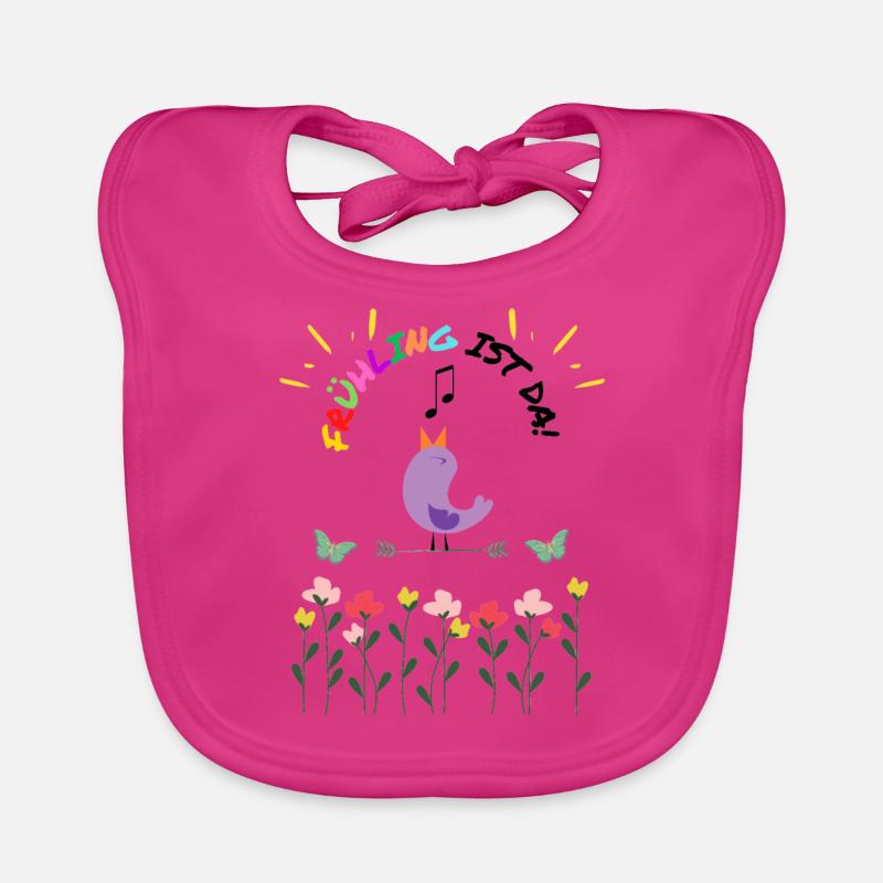 Spring is here Organic Baby Bibs