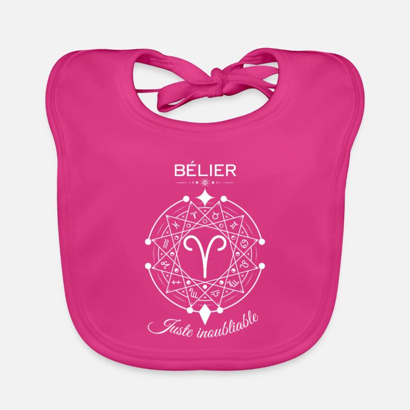 Aries Just Unforgettable B Organic Baby Bibs
