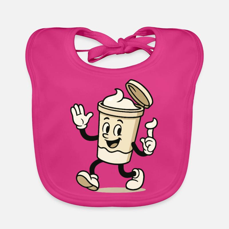 eiscreme becher comic Baby Bio-Lätzchen