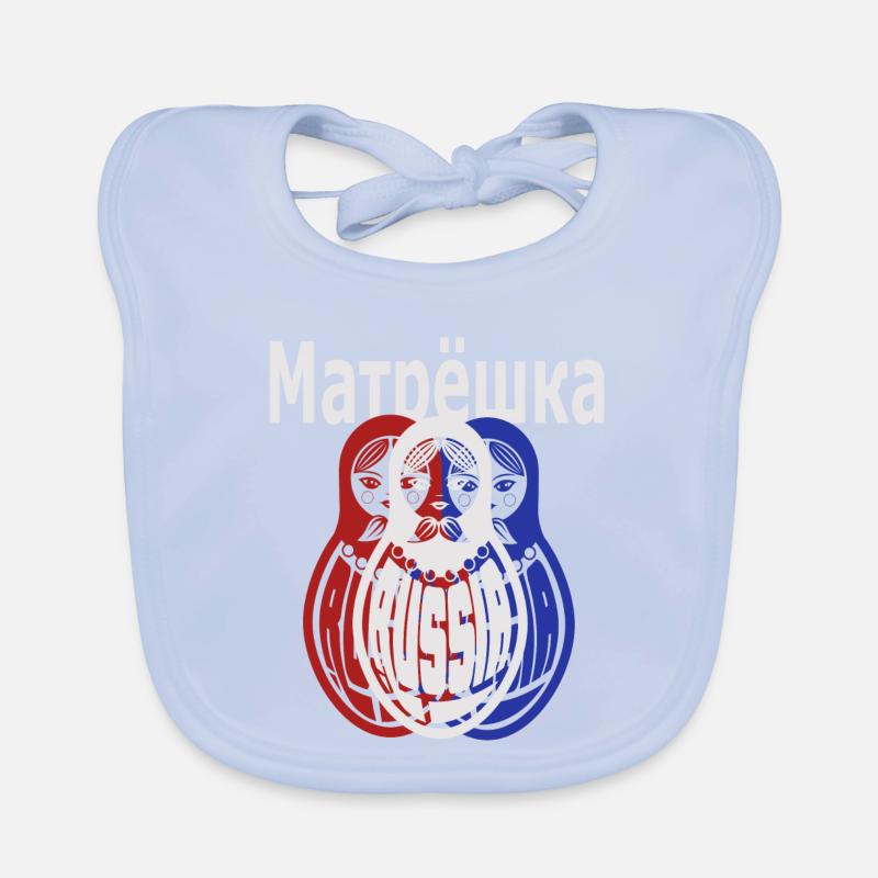 Matroschka, Russisch Baby Bio-Lätzchen