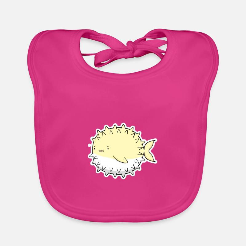 Puffer fish Organic Baby Bibs