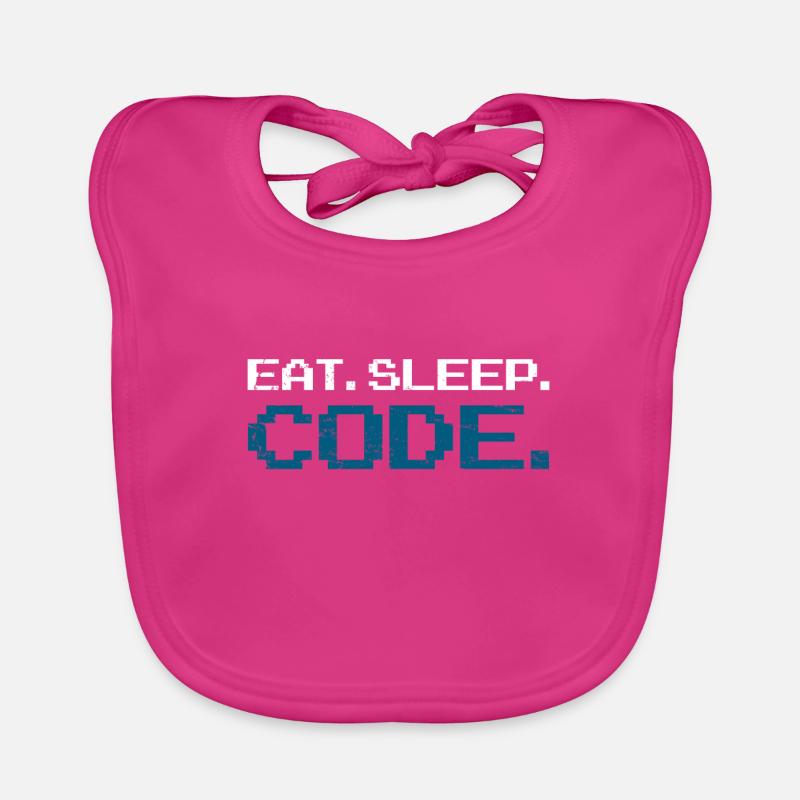 Programming code computer science Organic Baby Bibs