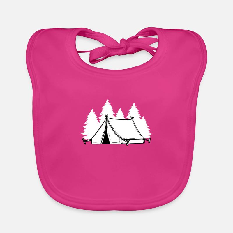 Zelt Zelten Camping Baby Bio-Lätzchen