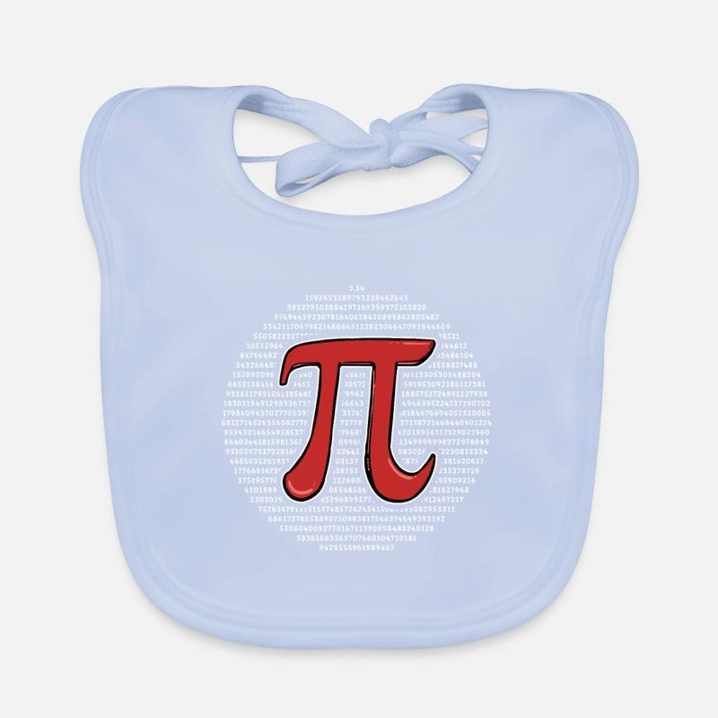 Pi Day Pi Math Organic Baby Bibs