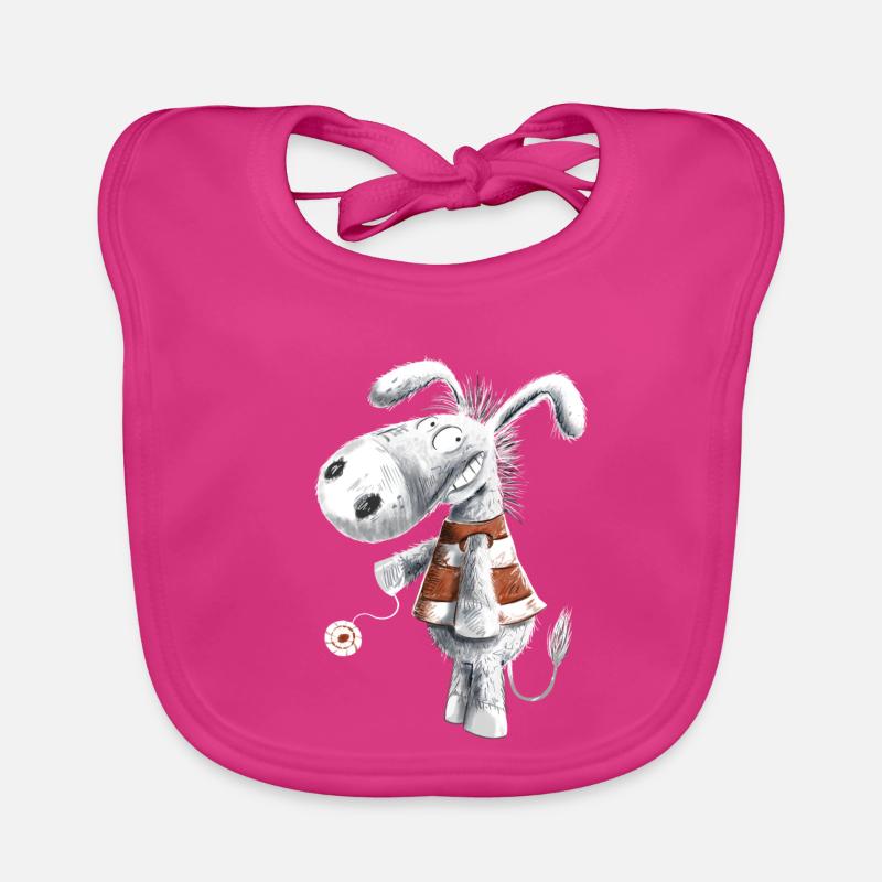 Donkey with JoJo Organic Baby Bibs