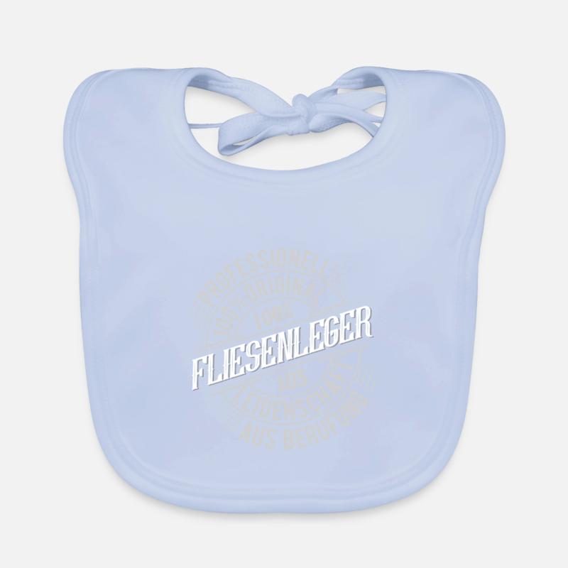 Fliesenleger Baby Bio-Lätzchen